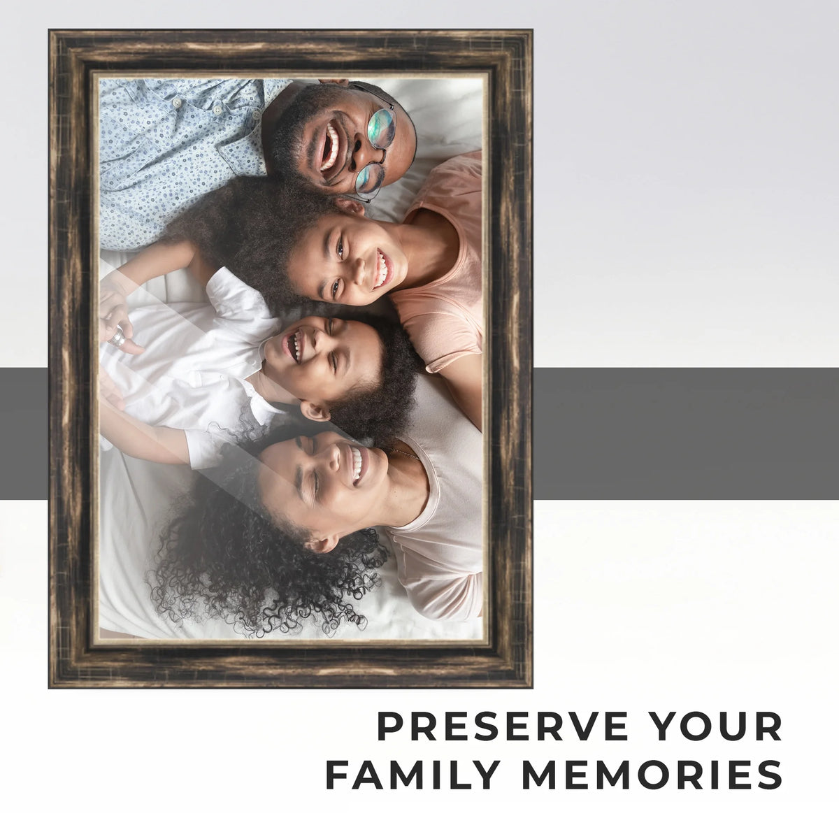 20x48 Frame Black Passaggi Solid Wood Picture Frame Width 1.5 Inches | Interior Depth 0.5 Inches |
