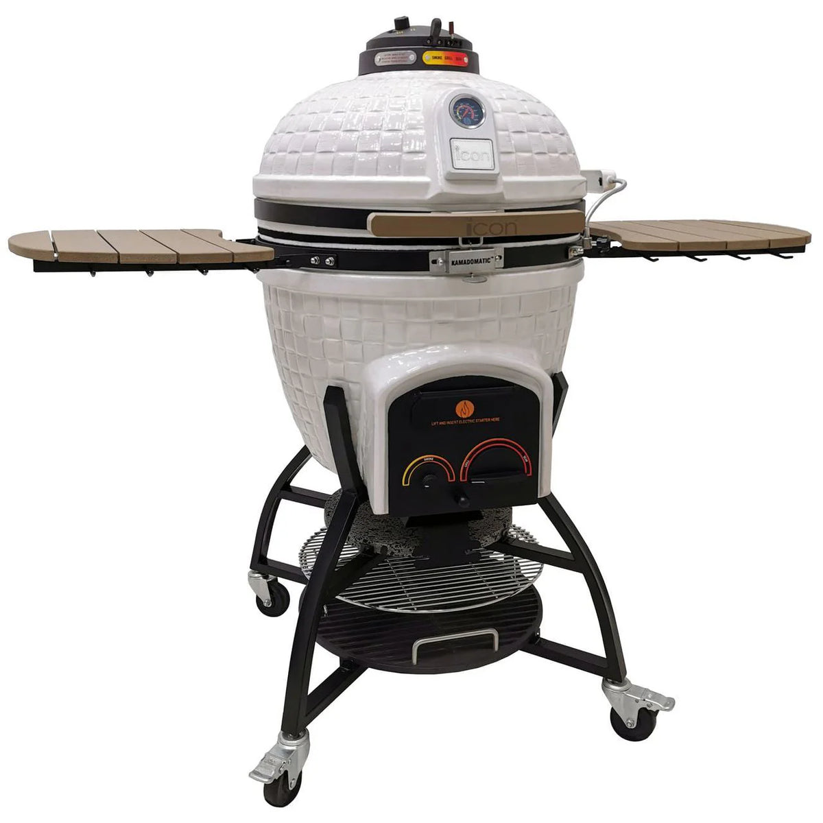 Icon CGXR402WDELUXE  Deluxe Kamado Grill, White