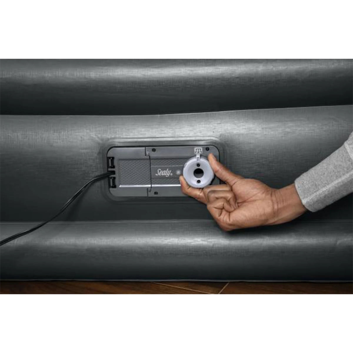 Sealy Tritech 20" Air Mattress Inflatable Bed Twin with Built-In AC Pump