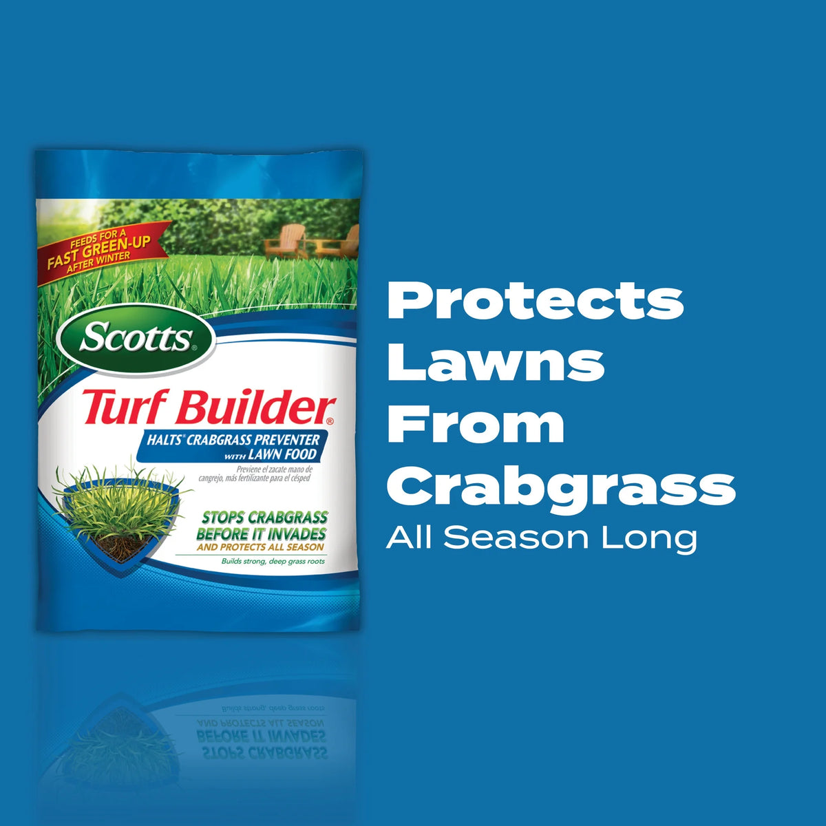 Scotts Turf Builder Halts Crabgrass Preventer with Lawn Food, 40.05 lb.