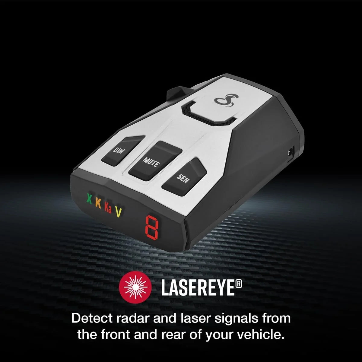 Cobra RAD 350 Laser Radar Detector - Long Range, False Alert Filter, OLED Display, Front & Rear Detection