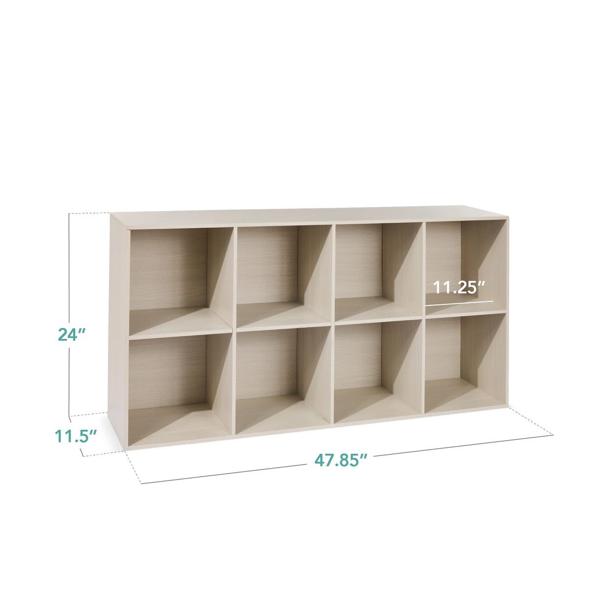 Best Choice Products 8-Cube Bookshelf, 11in Display Storage System, Organizer w/ Removable Back Panels - Black