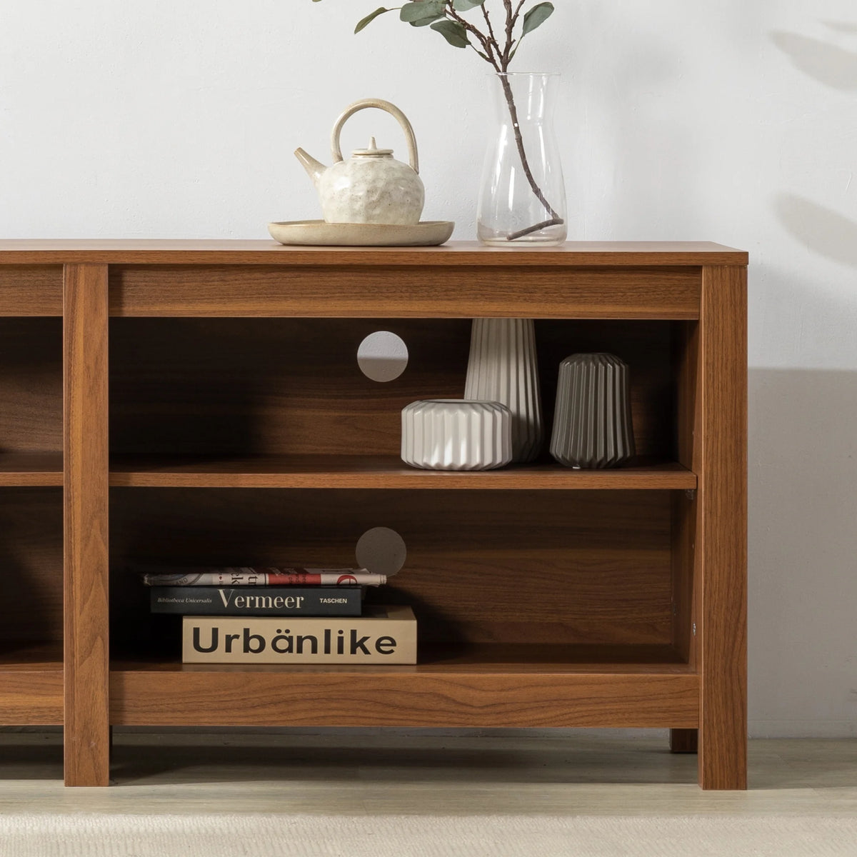 Zinus Camden TV Stand for TVs up to 65", Espresso
