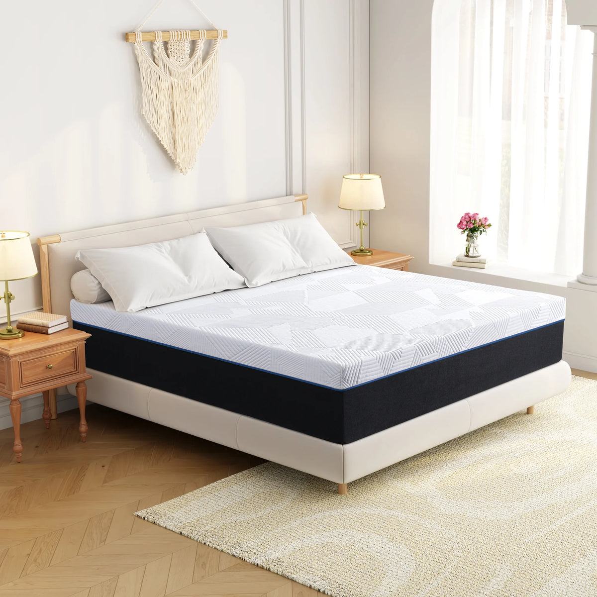 10" Queen Mattress, FCCTO Memory Foam Queen Mattress, Cooling and Comfortable