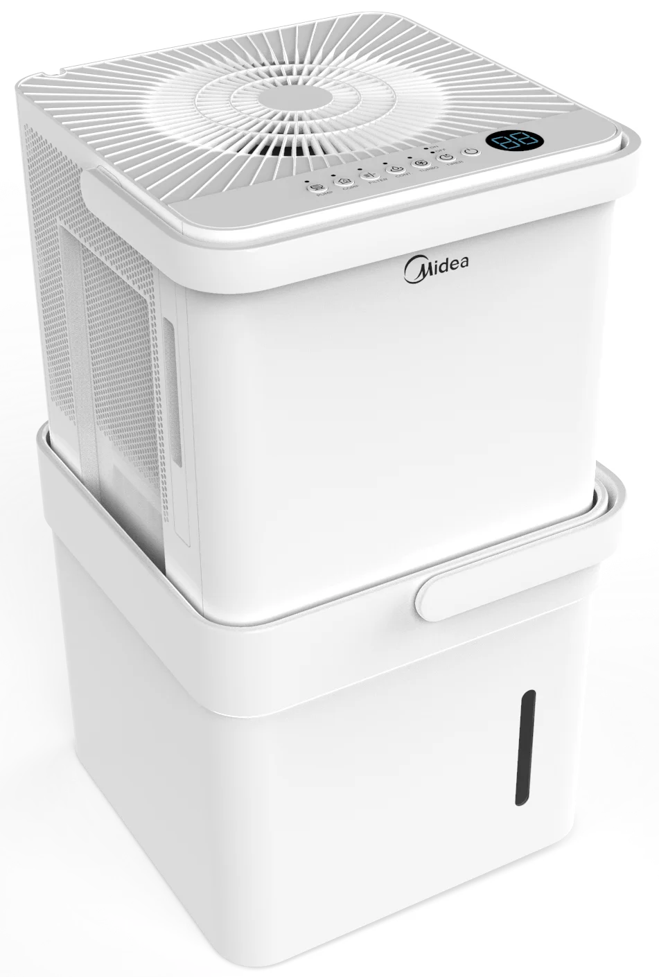 Midea Cube 20-Pint Smart Wi-Fi Dehumidifier, White, Automatic Shut-Off
