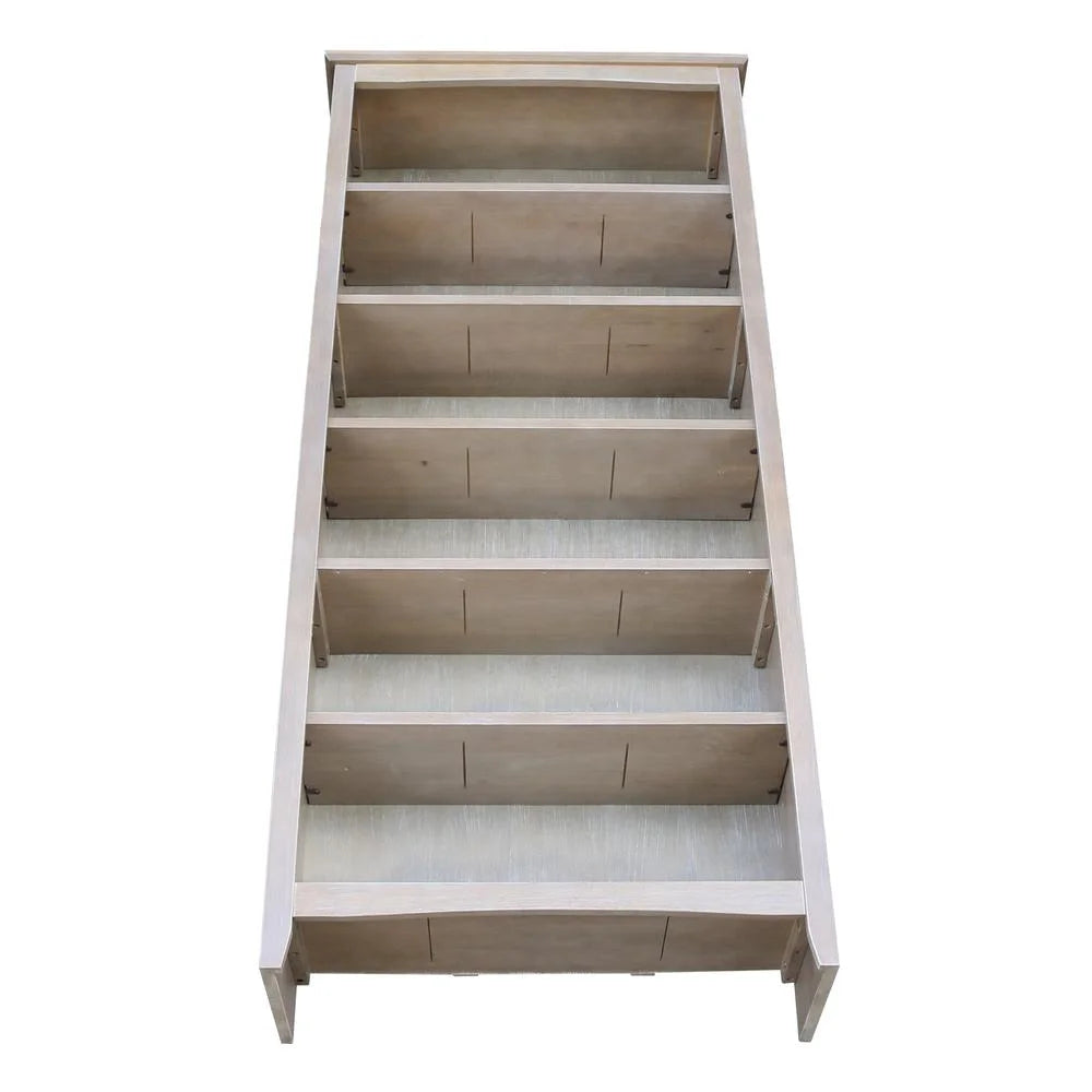 International Concepts Solid Wood Shaker Bookcase, 72 in H