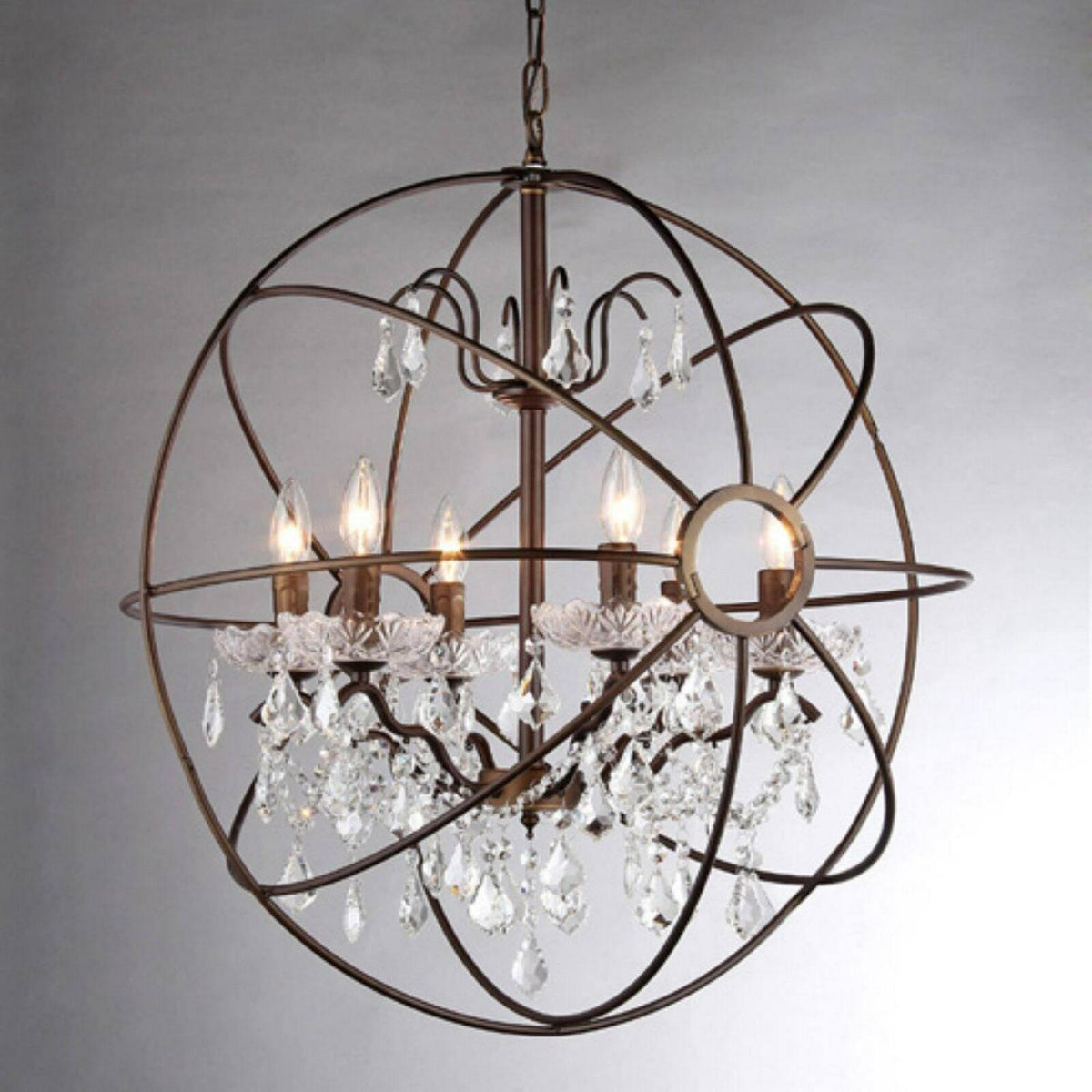 Edwards Antique Bronze 32-inch Chandelier