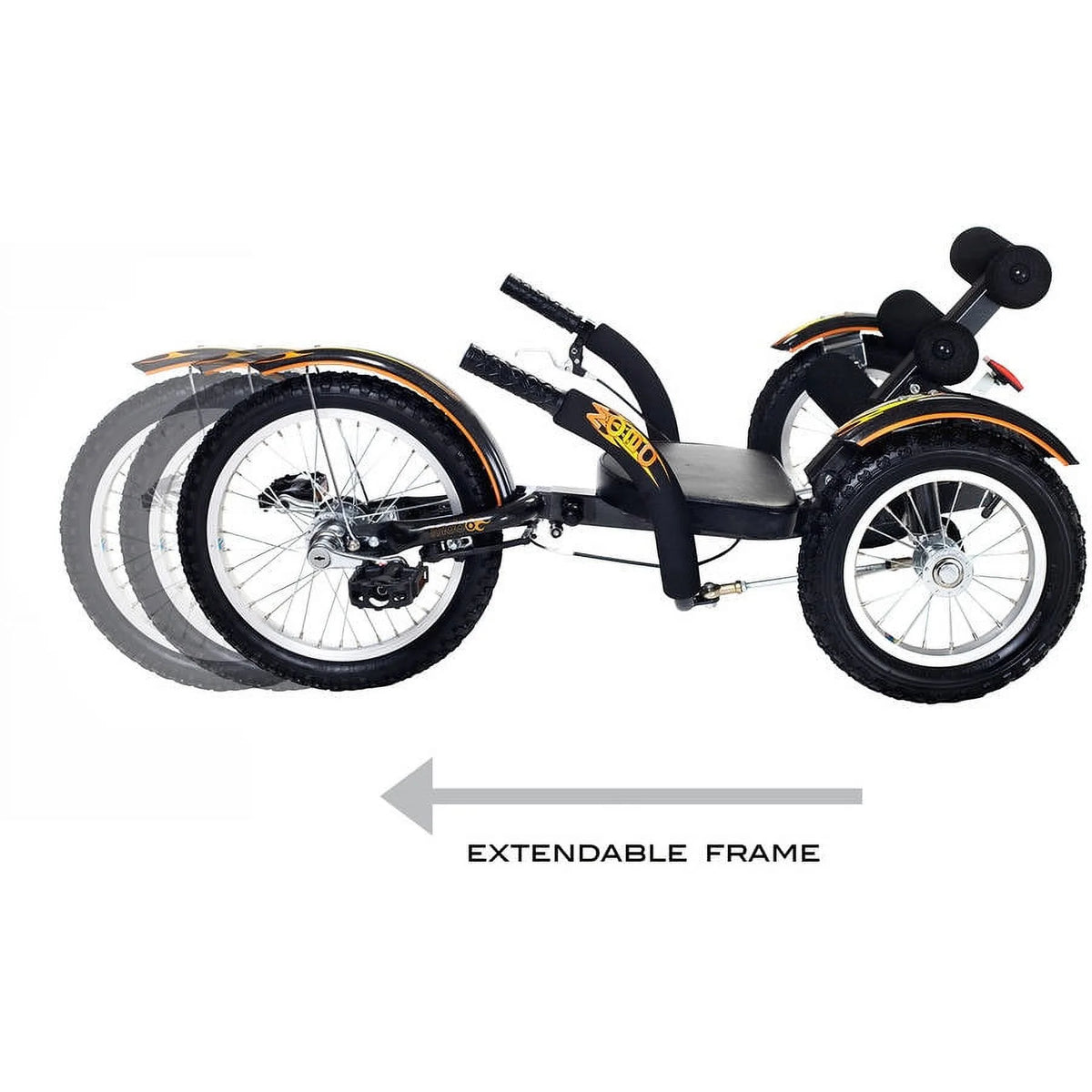 Mobo Mobito: The Ultimate 3-Wheeled Cruiser, Youth - Yellow Unisex