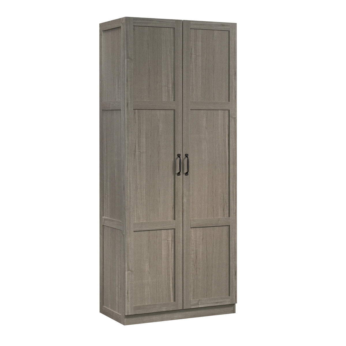 Sauder Select 2 Door Storage Cabinet, Reclaimed Pine Finish