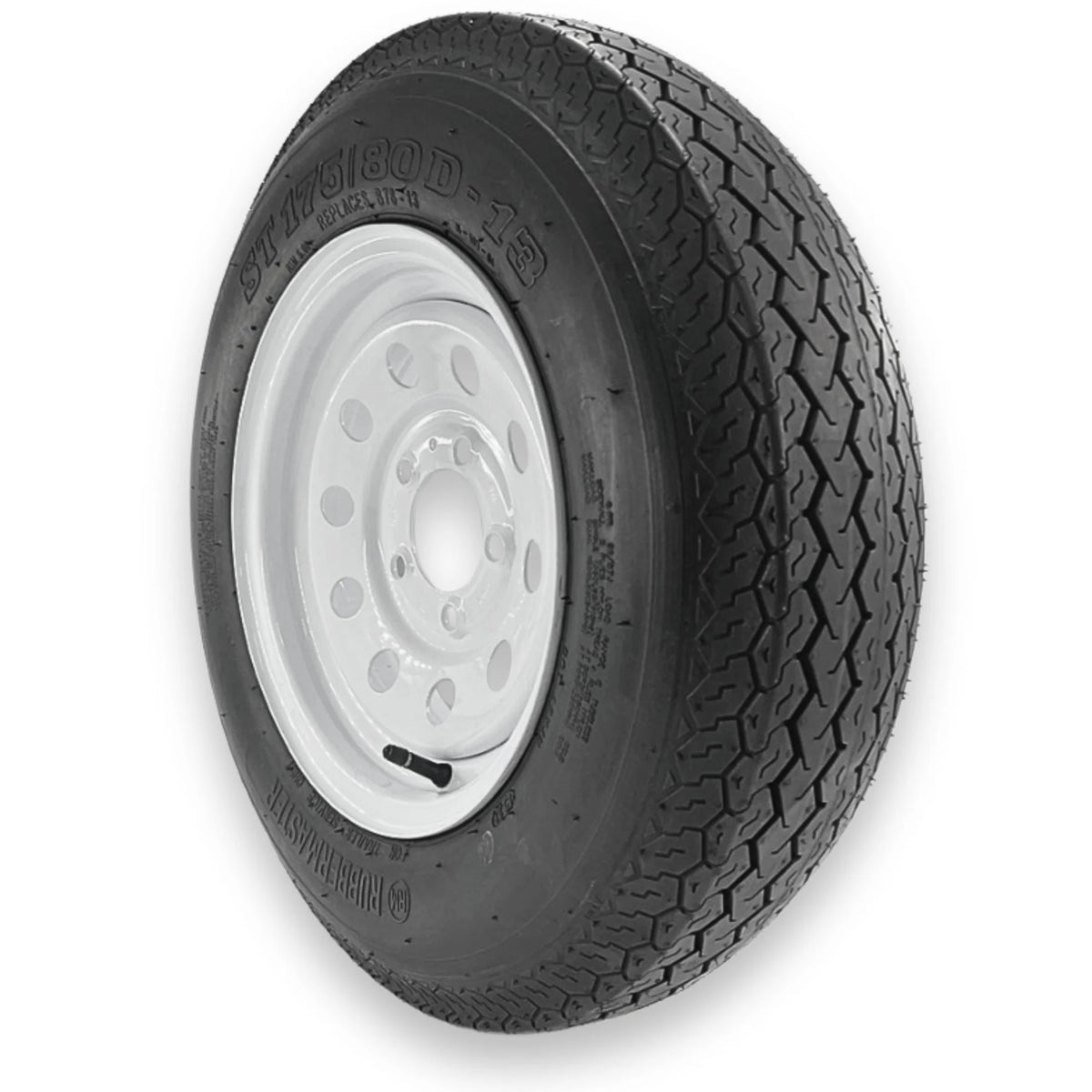 RubberMaster B78-13 (ST175/80D13) 6 Ply Highway Rib Tire and 5 on 4.5 Modular