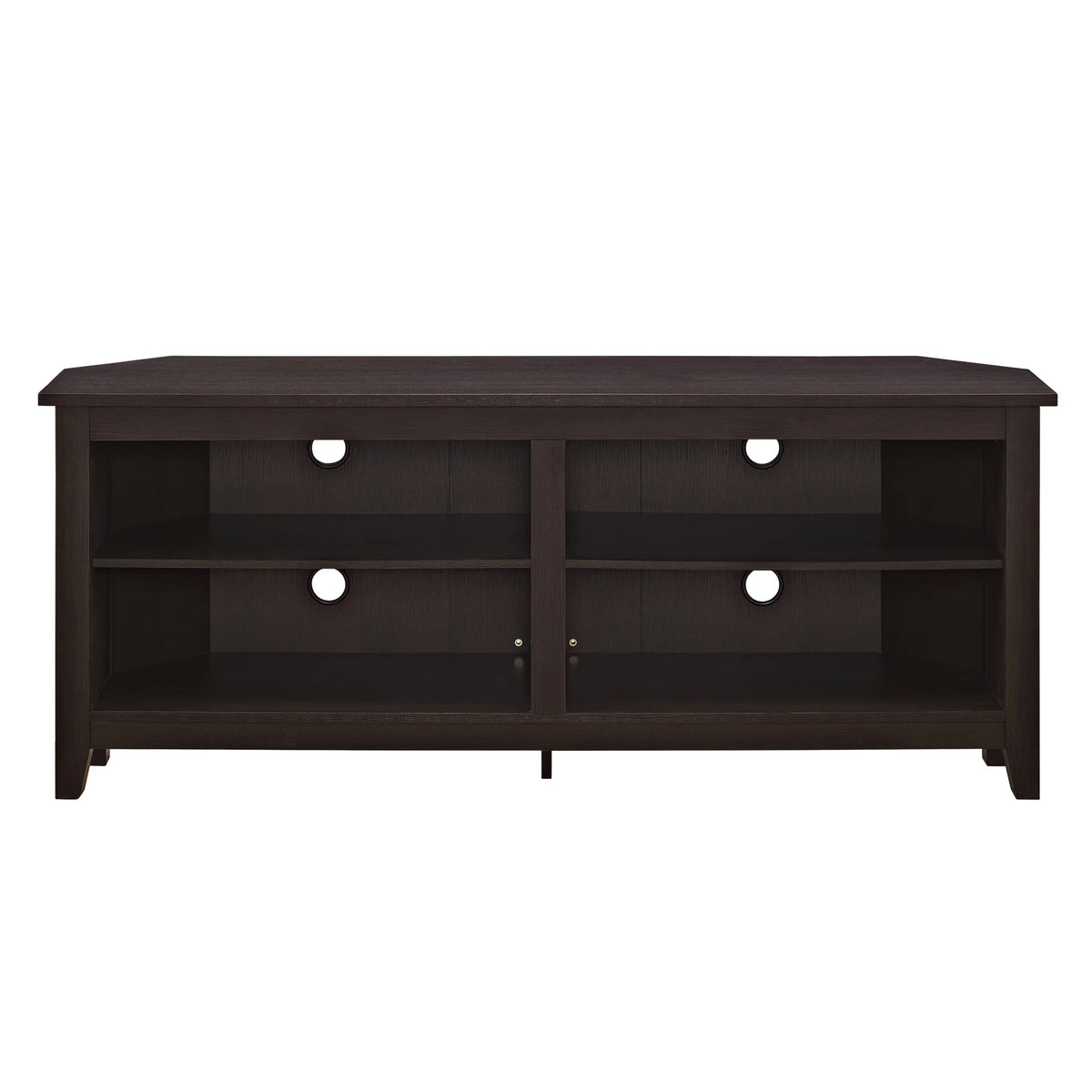 Walker Edison Corner TV Stand Console for TVs up to 64" - Black