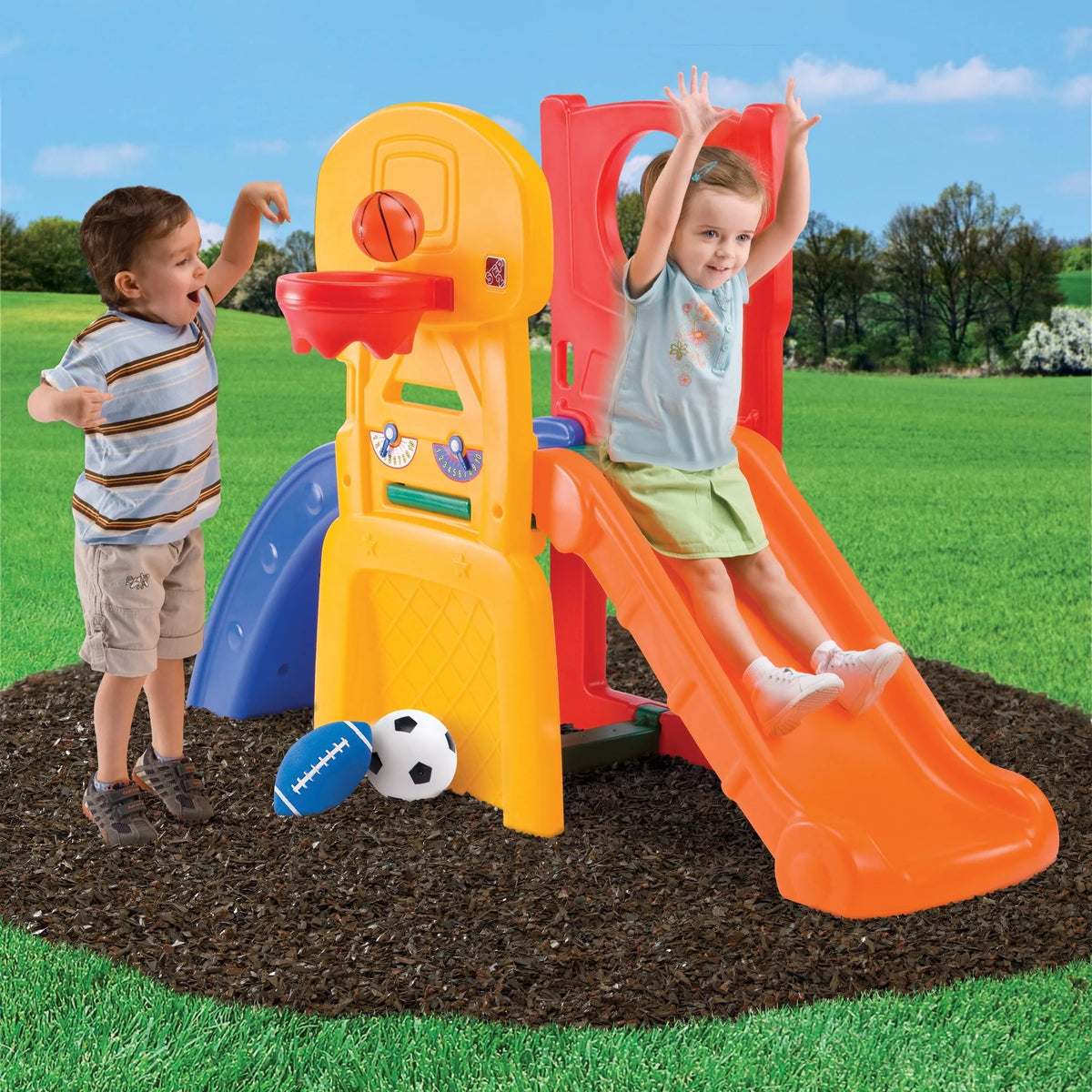 Step2 All Star Sports Climber With Slide And Balls