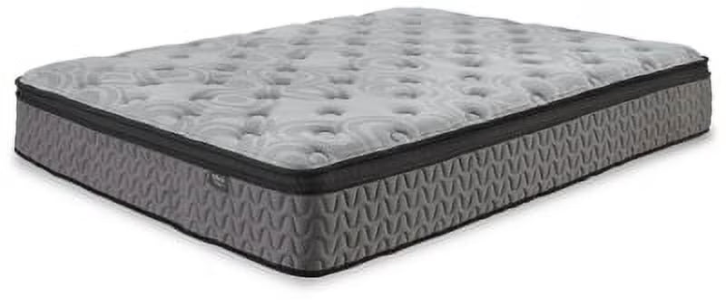 Signature Design by Ashley  Comfort Plus Twin Mattress, Gray