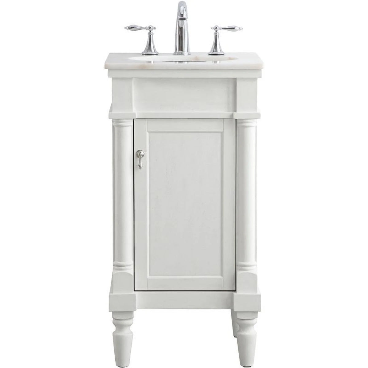 18.5 inch single bathroom vanity in blue