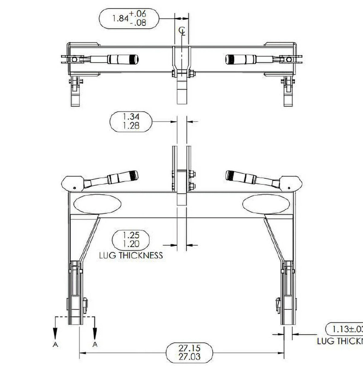 SpeeCo 3 Point Quick Hitch Economy