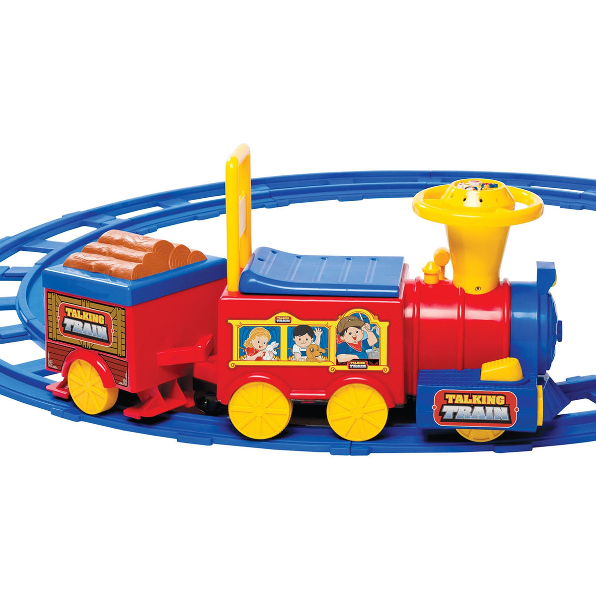 Talking Train 6-Volt Battery-Powered Ride-On