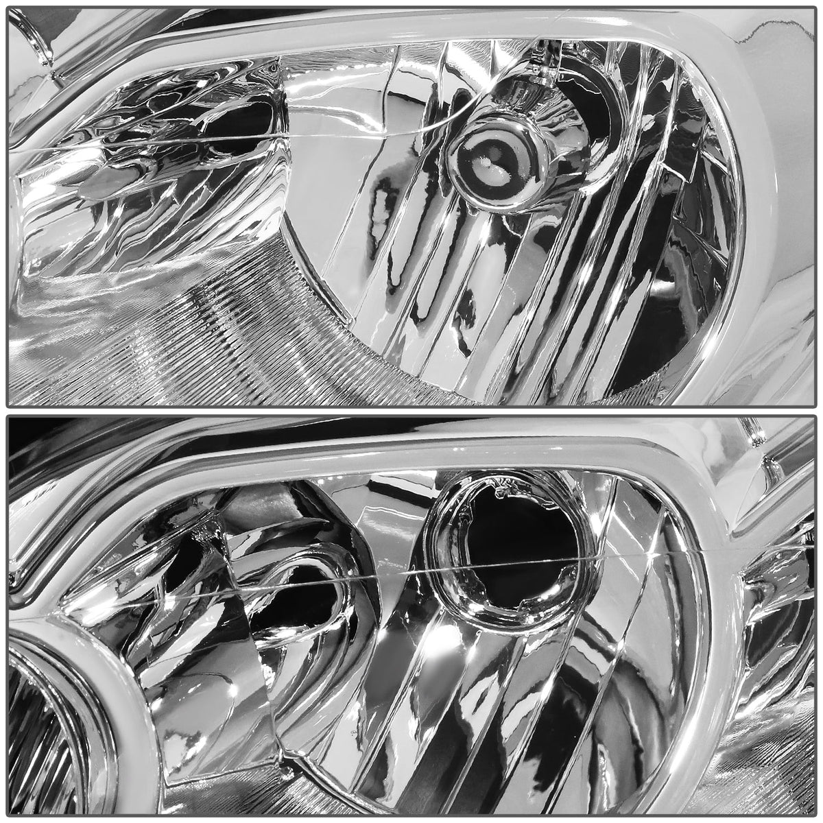 DNA Motoring For 06-16 Chevy Impala Monte Carlo Chrome Amber Corner Headlight Lamp Pair