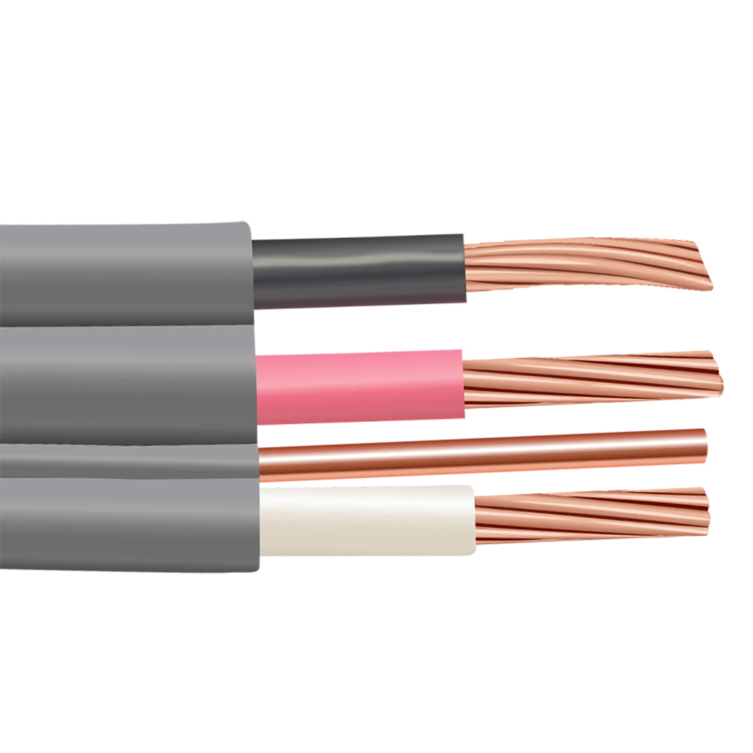 75' 6/3 UF-B Wire Under Ground Feeder Cable With Ground Gray 600V