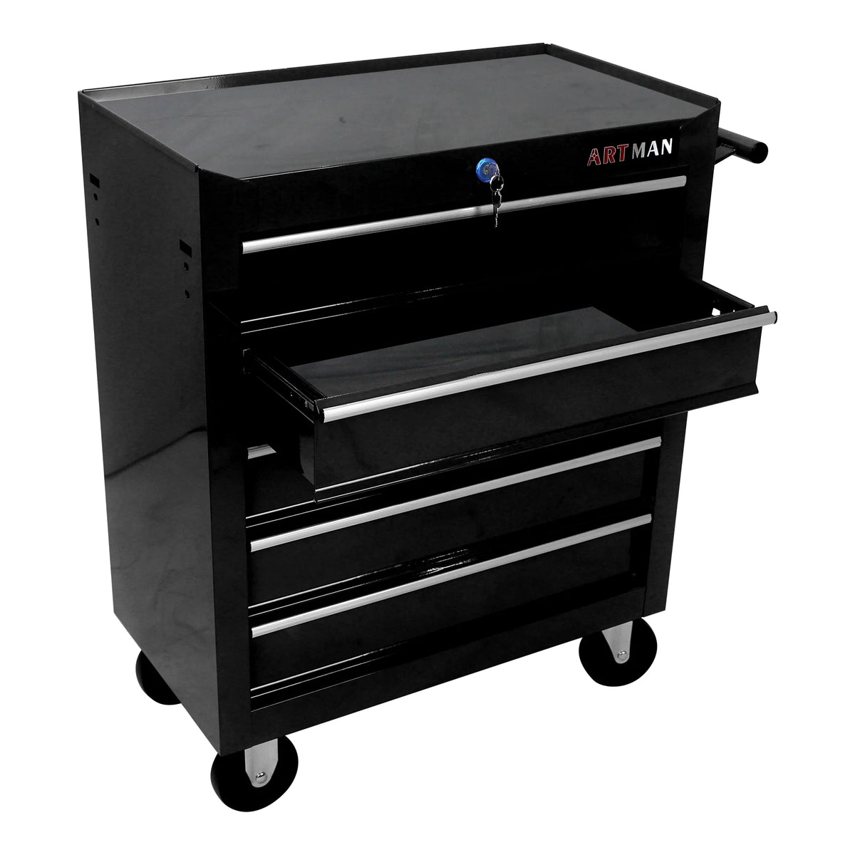 ARTMAN 5 Drawer Rolling Tool Chest, Tool Storage Cabinet  with Wheels and Drawers for Garage Warehouse