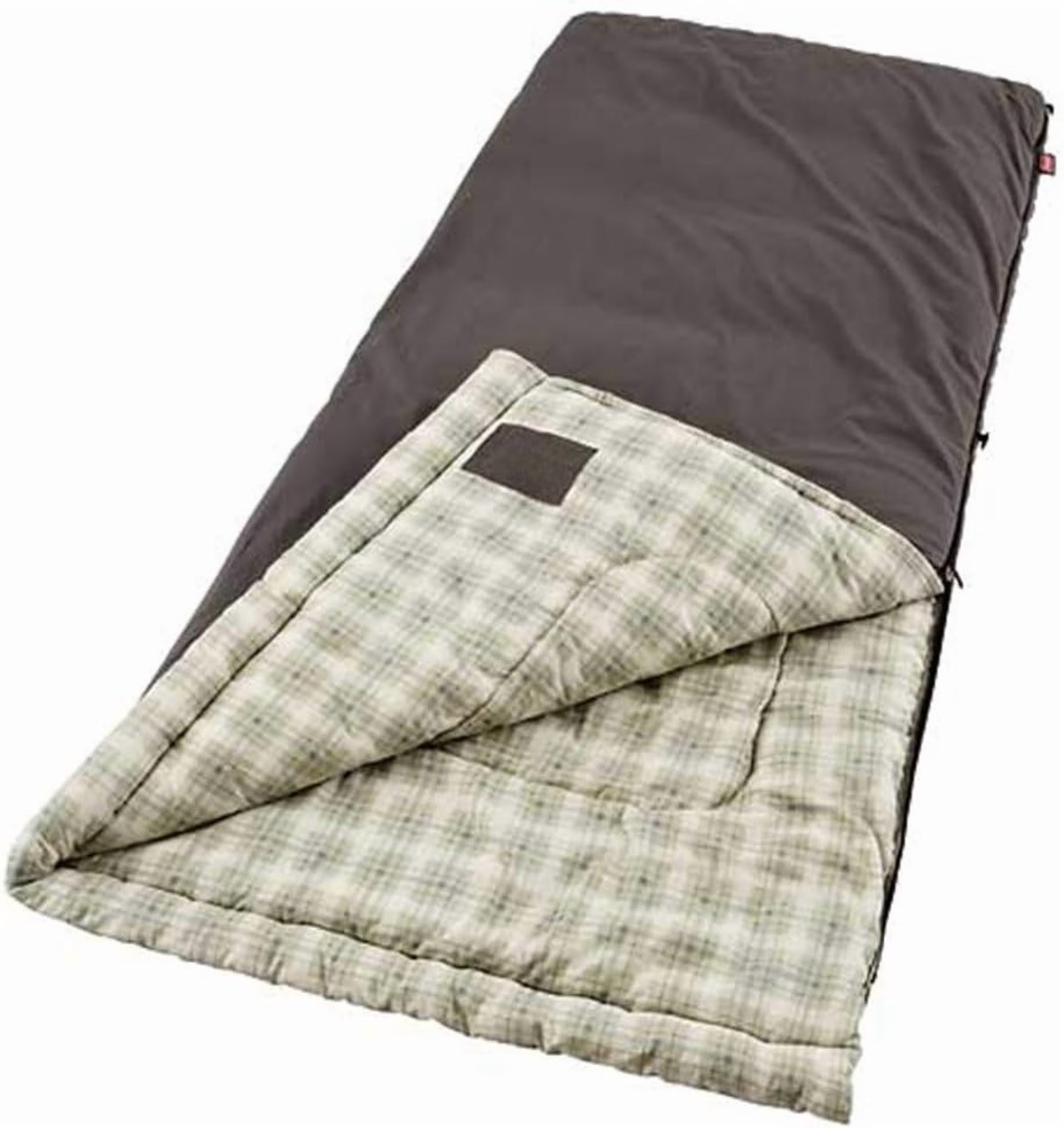 Heritage Big & Tall 10��F Flannel Sleeping Bag, XL Sleeping Bag Fits Adults up to 6ft 7in Tall, Machine Washable, Great for Camping, Hunting, Guests, & More