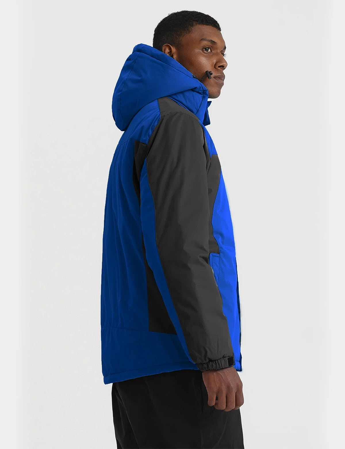 GEMYSE Mens Mountain Ski Snow Jacket Waterproof Windbreaker for Winter Rain(Graphite Grey, XL)