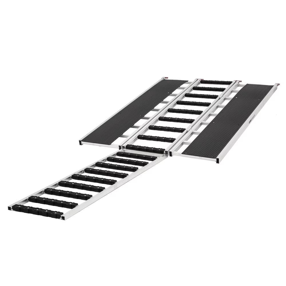 Black Ice SNO-7754-HDXW-EXT-S 6' 5in x 54in Folding Snowmobile Ramp, Extension, Stud Protectors