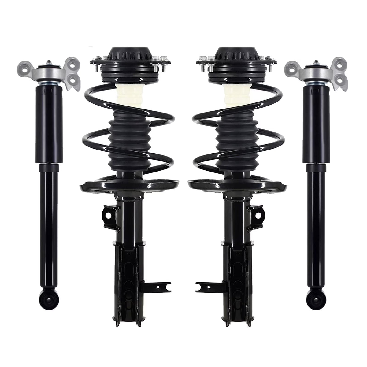 Set 4 Front Quick Complete Strut-Coil Spring-Rear Shock Kit For 2016-2023 Chevrolet Malibu