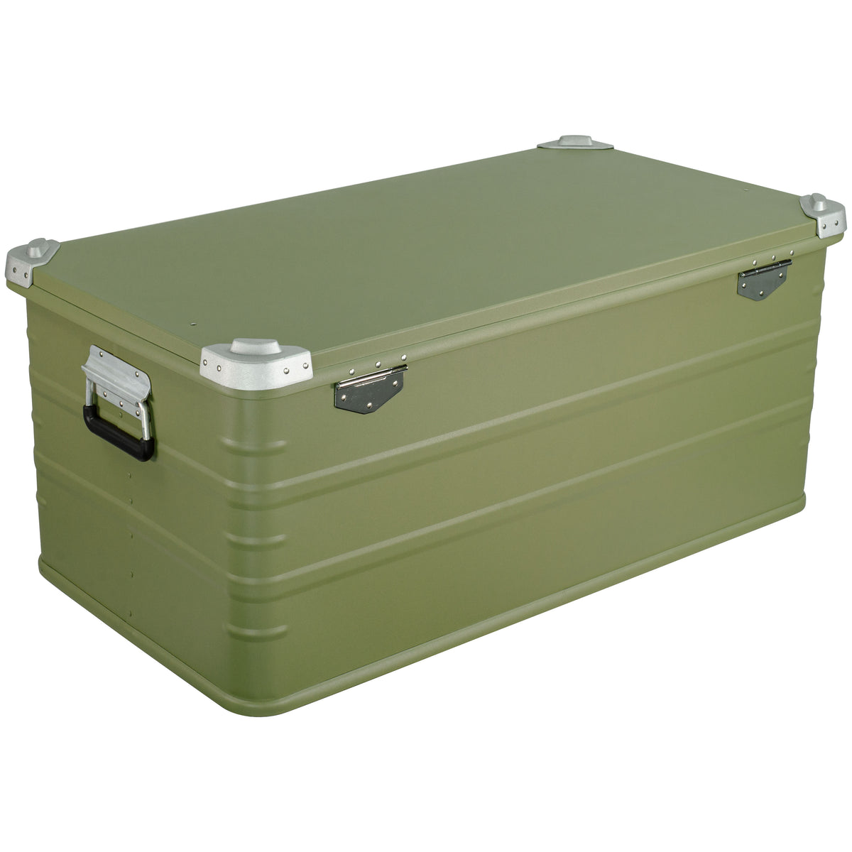 Crossover Aluminum Overland Storage, Trunk, Metal Cargo Case, Storage Box (147L X-Large, Black)