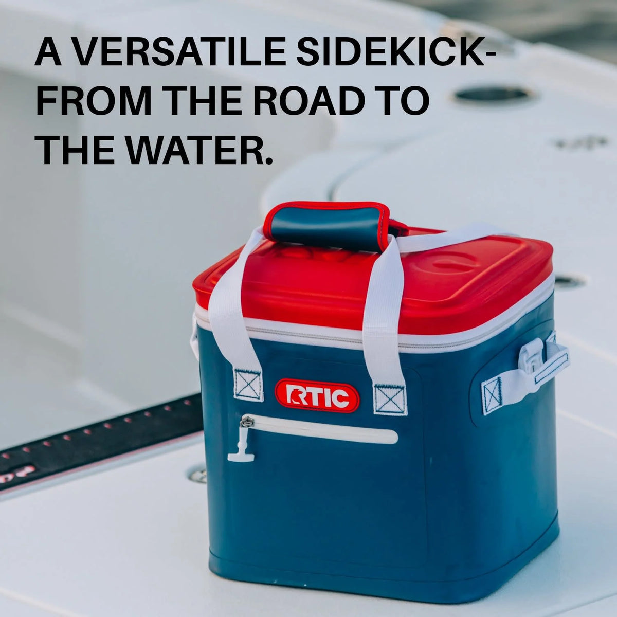 RTIC 12 Can Ultra-Tough Soft Cooler, 10 Qt, Leakproof, Waterproof Zipper,  Black