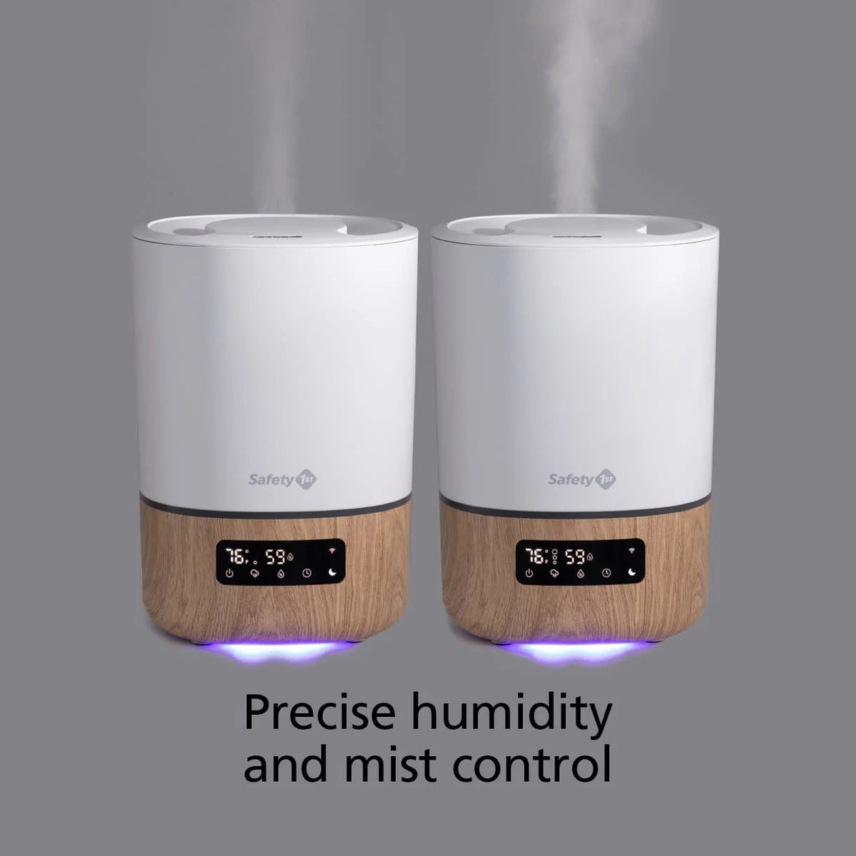 Safety 1???Smart Humidifier, Natural with White