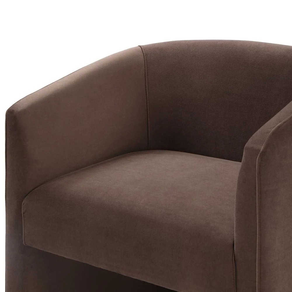Steve Silver Iris Modern Upholstered Dining Chair, Indigo