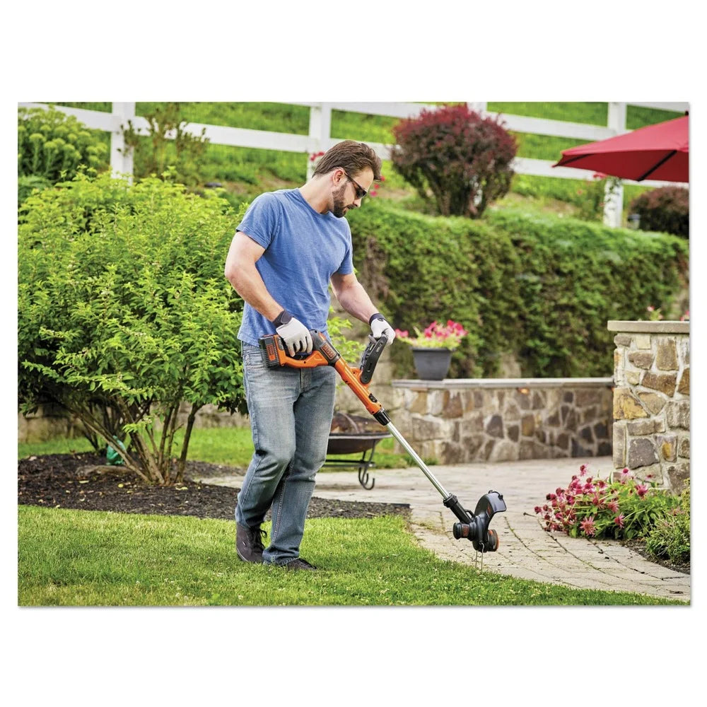 BLACK+DECKER 40V MAX* Lithium String Trimmer, (LST140C)