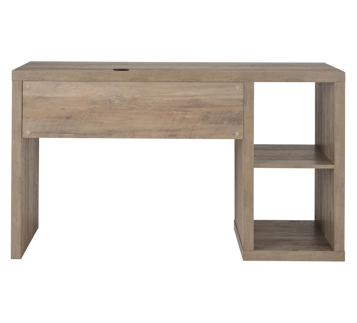 Better Homes & Gardens Cube Storage Office Desk, White Texture