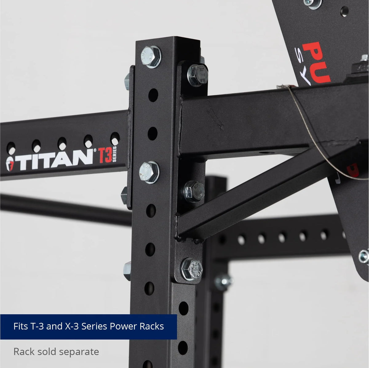 Titan Fitness T-3 and X-3 Series Rack-Mounted Revolving Pull-Up System 1.25�?Pull-Up Bars