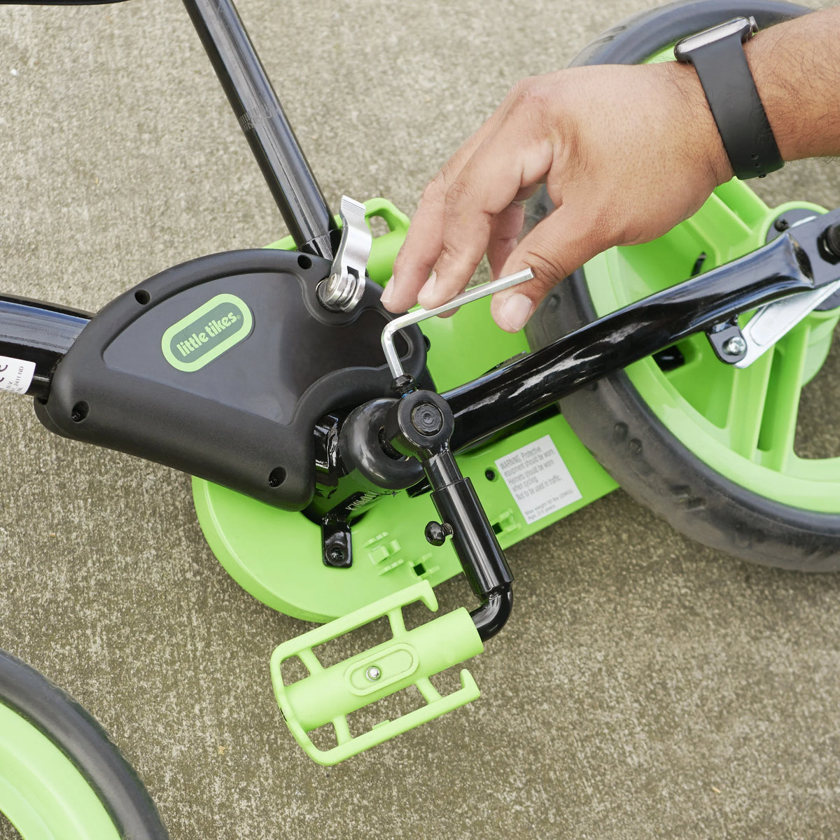 My First Balance to Pedal Training Bike Kids in Green, Ages 2-5 Years, 12 Inch