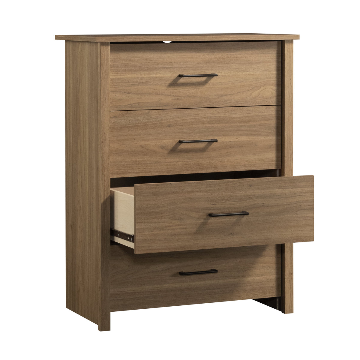 Mainstays Hillside 4-Drawer Dresser, Charcoal Finish