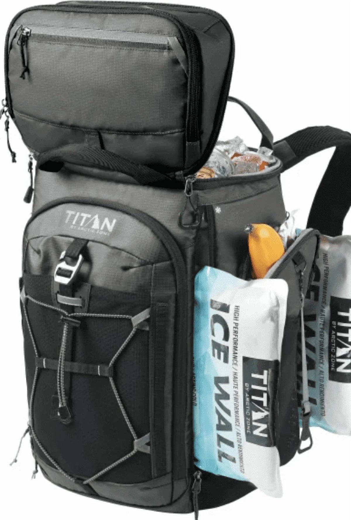 Titan 26 Can Backpack Cooler, Black