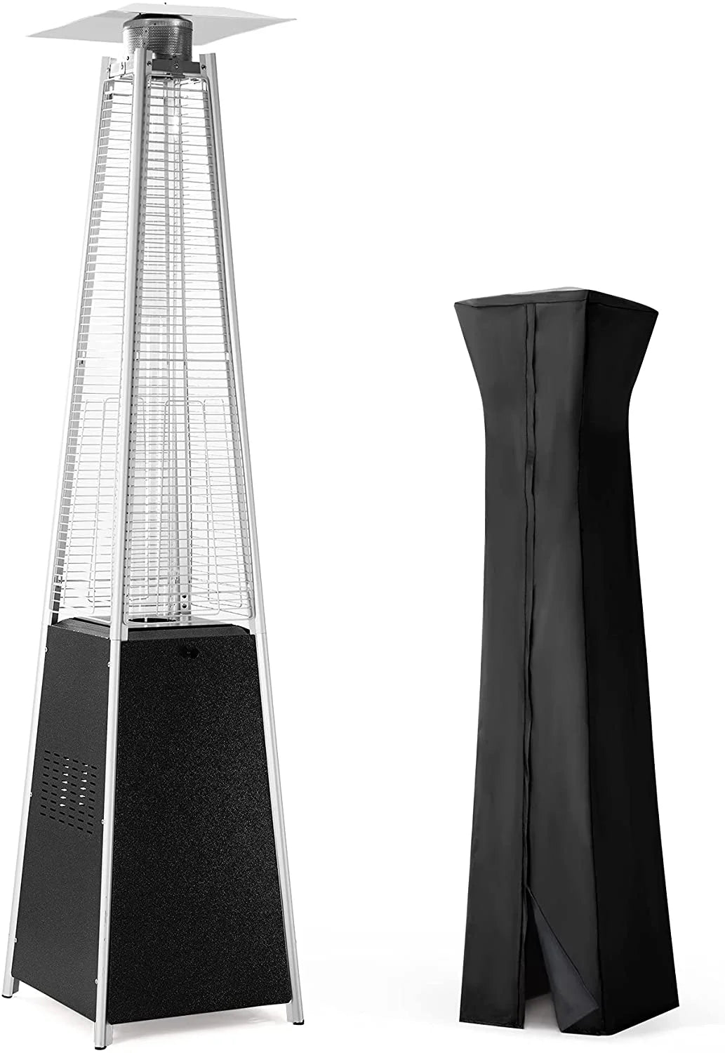 Pamapic 42000 BTU Stainless Steel Propane Patio Heater