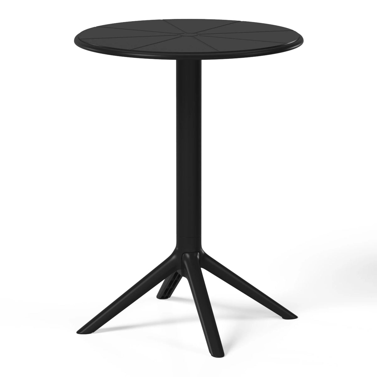 WestinTrends Playa 3-Piece Outdoor Resin Patio Bistro Set with Stackable Patio Dining Chairs, Black