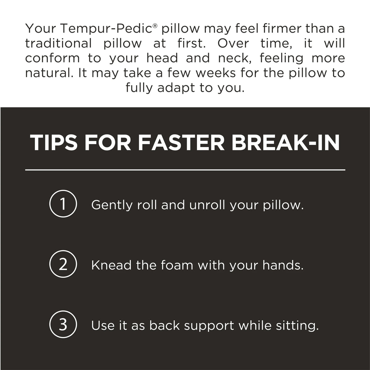 Tempur-Pedic? Cooling Bed Pillow �C Two Pack