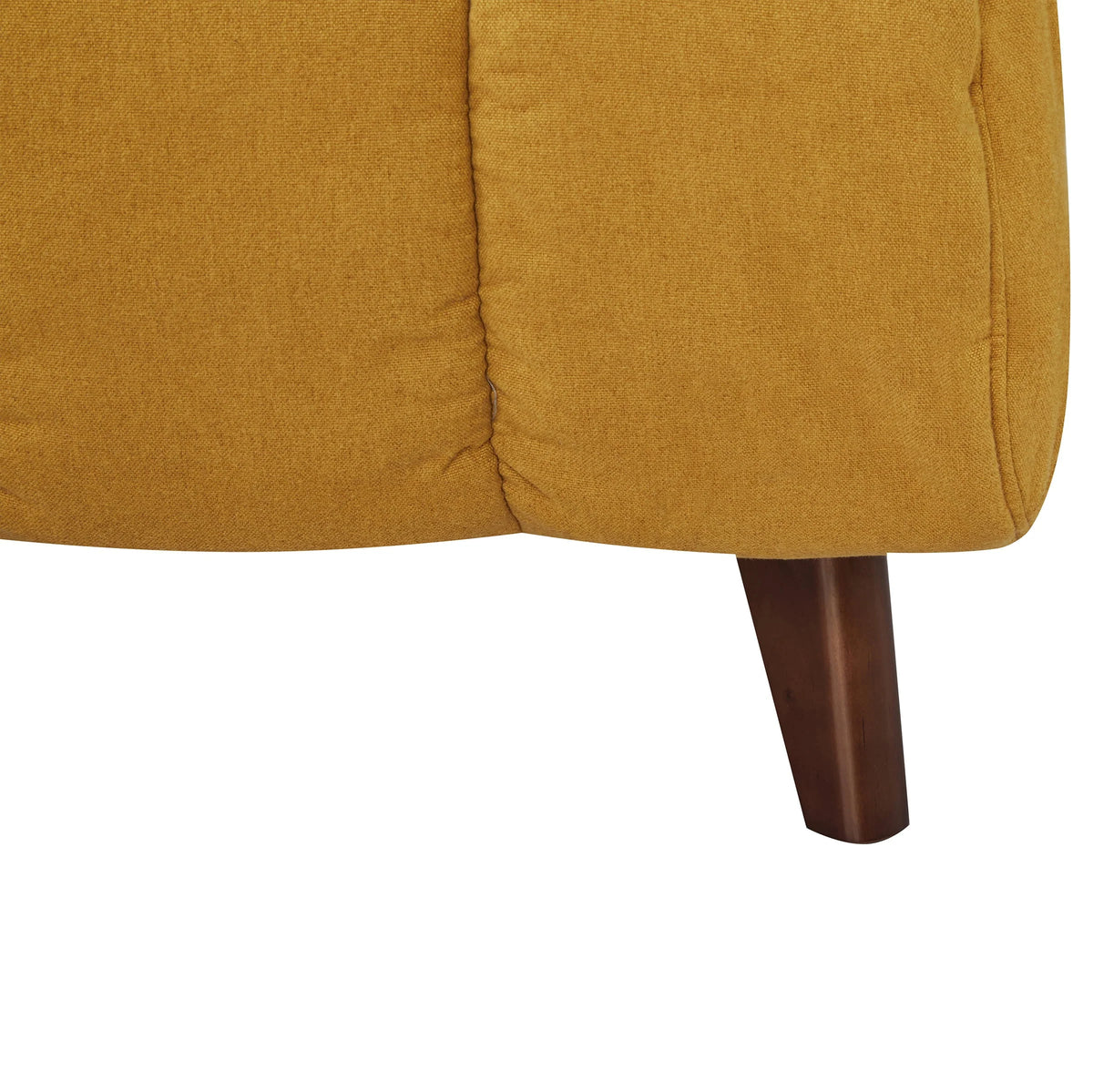 A&D Home Springfield Polyester Convertible Futon Chair, Yellow