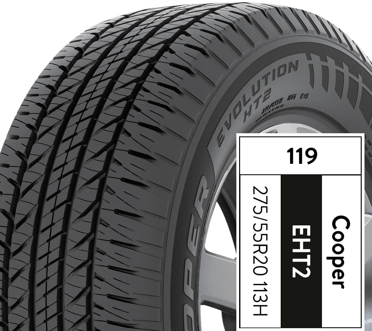 Cooper Evolution HT2 275/55R20 113H All-Season Tire