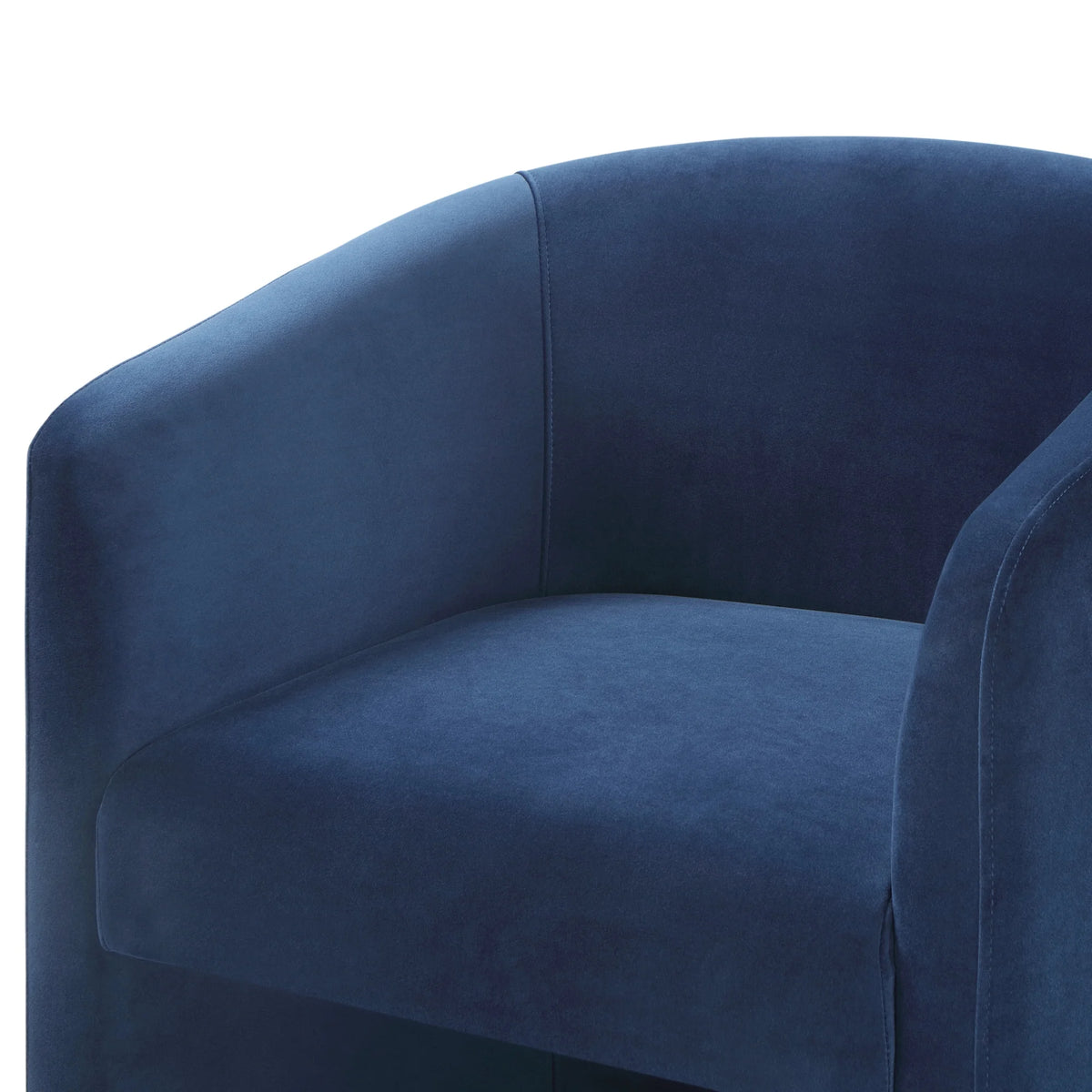 Steve Silver Iris Modern Upholstered Dining Chair, Indigo
