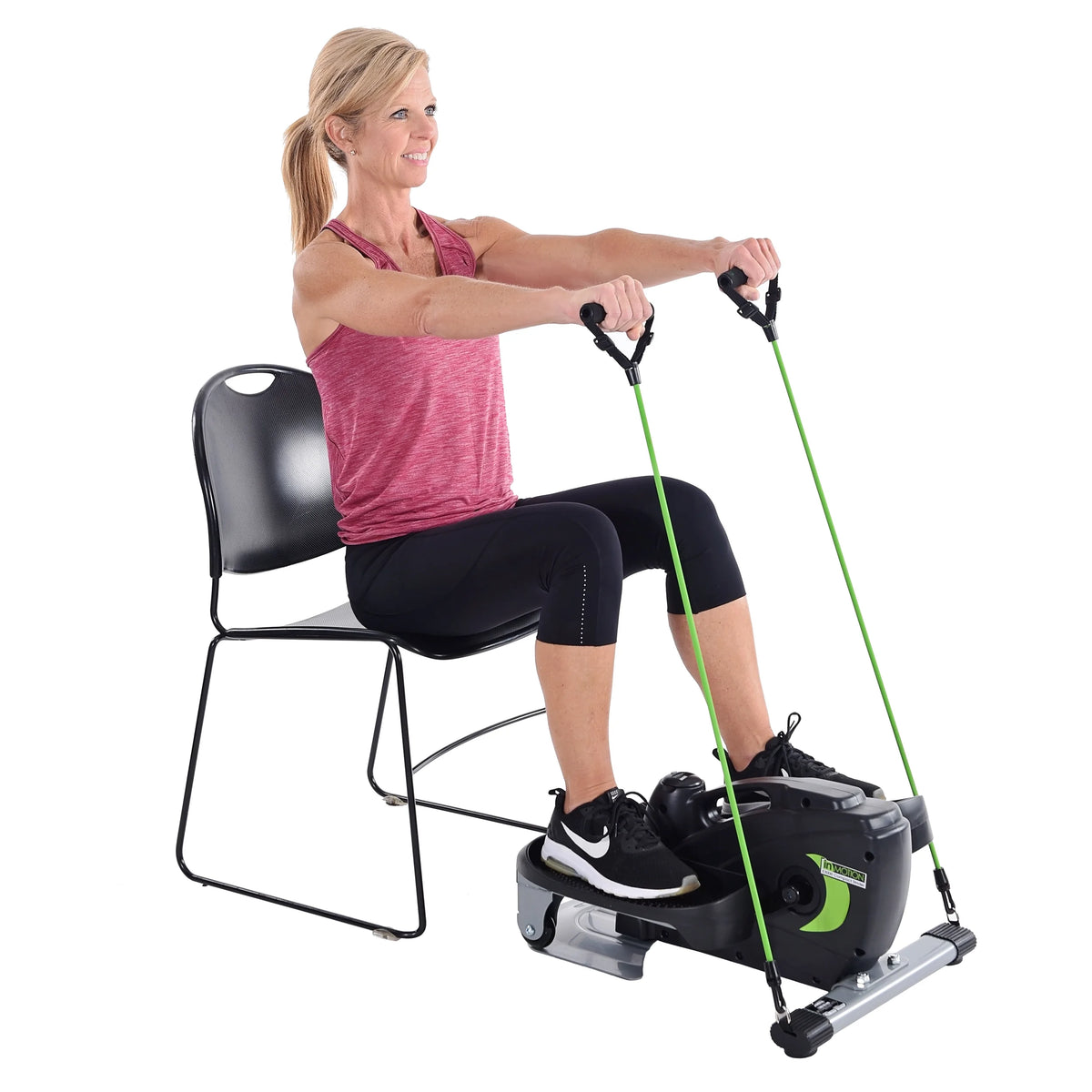 Open Box Stamina In Motion Compact Elliptical Strider with Resistance Tubes, 250 lb. Weight Limit