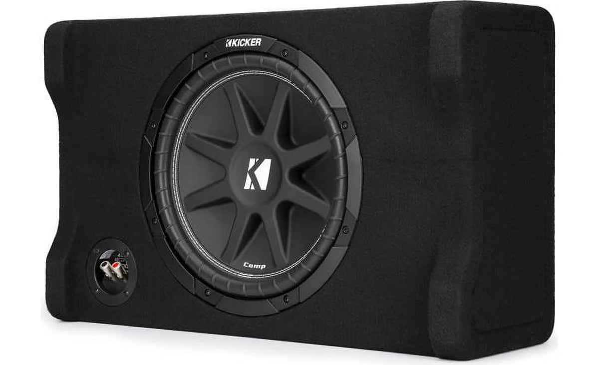 Kicker 48CDF124 Comp 12" Down-Firing Loaded Subwoofer Enclosure