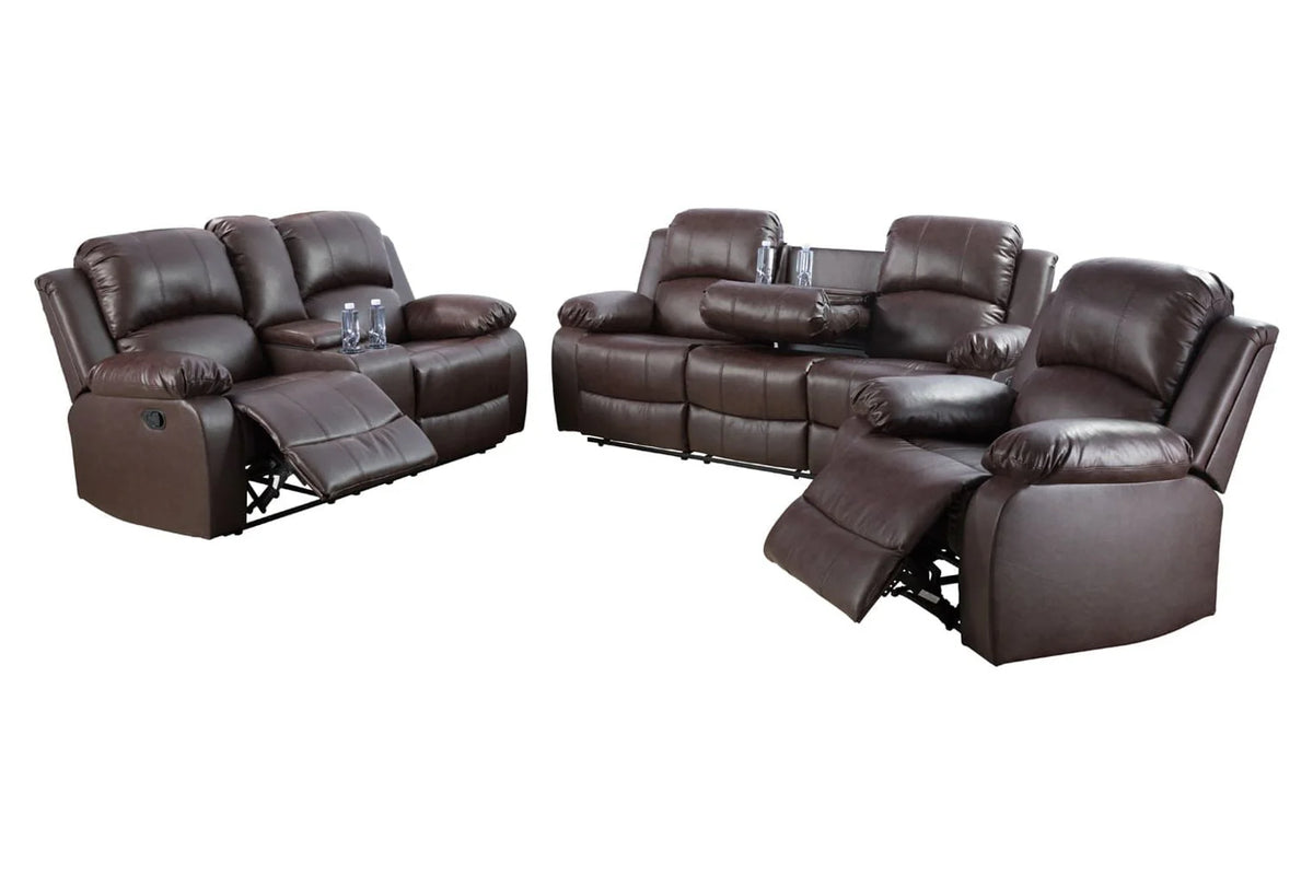 Reclining Sofa Loveseat Chair Set Living Room SET