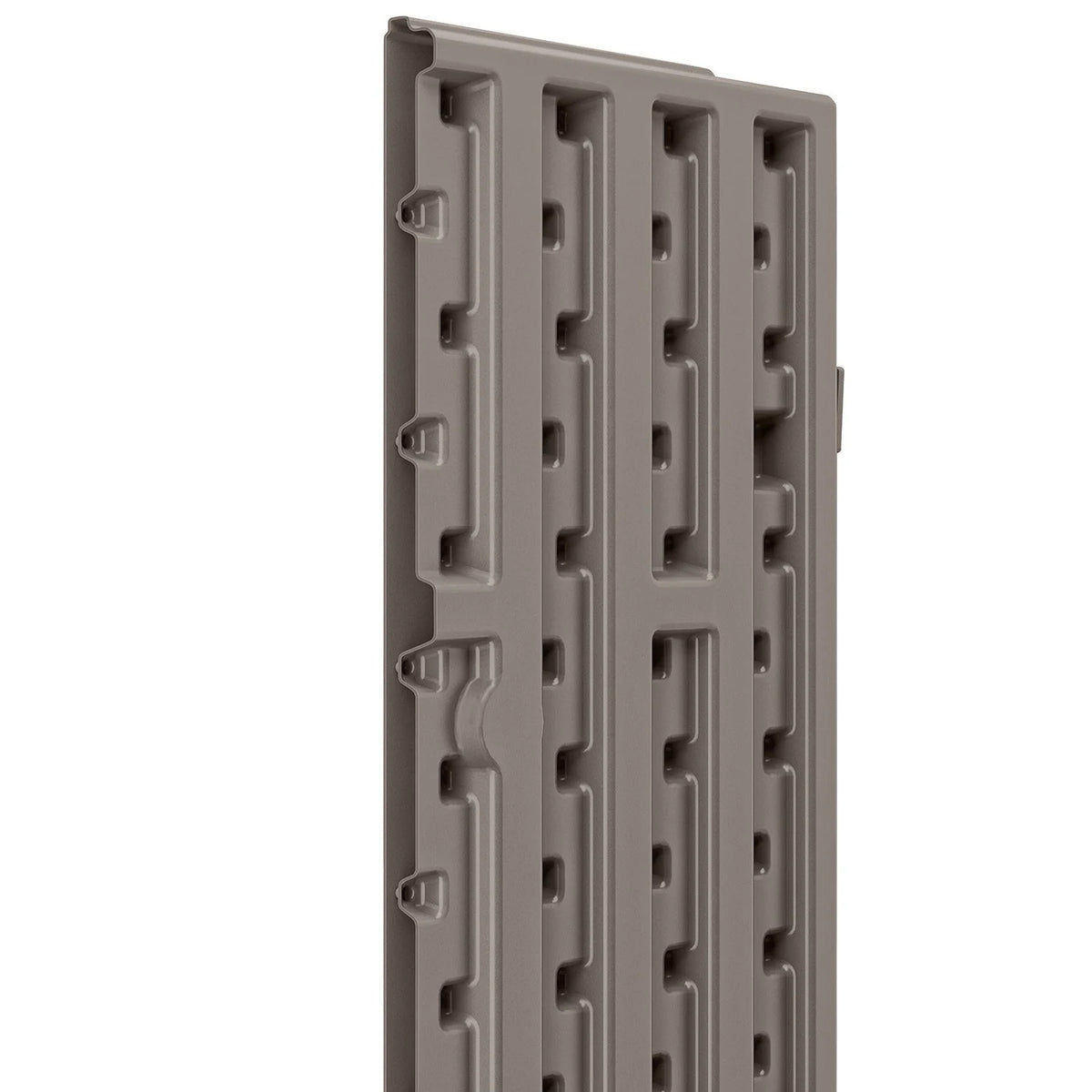 Suncast 2-Shelf Resin Base Cabinet, Platinum Metallic