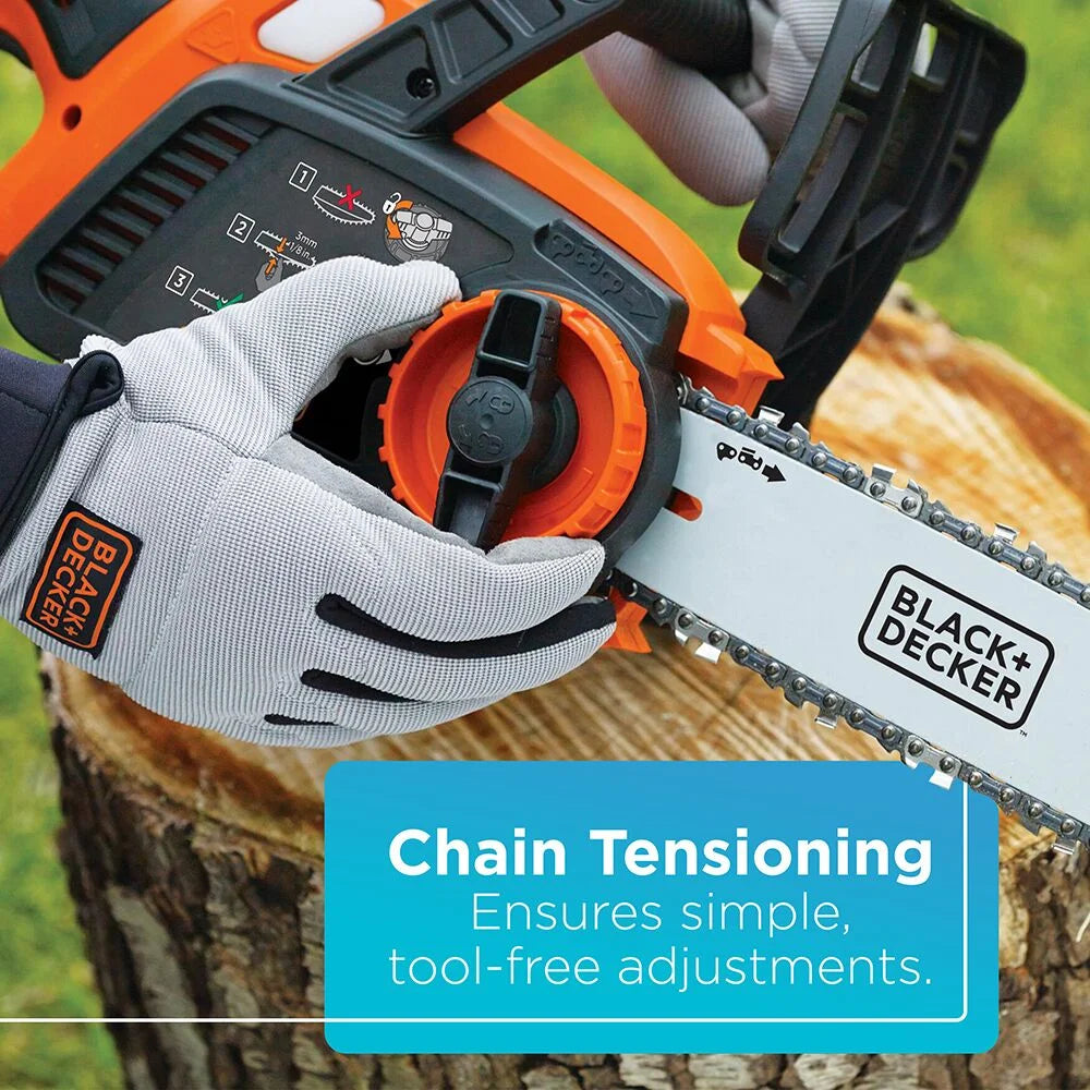 BLACK+DECKER 40V MAX Cordless Chainsaw, 12-Inch, Battery and Charger Included