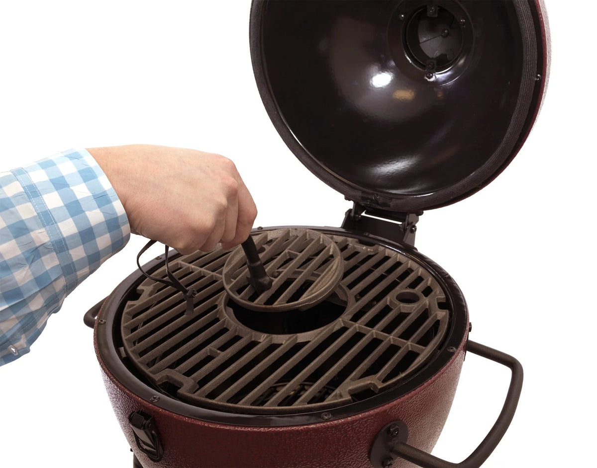 Char-Griller AKORN Kamado Jr Kooker, Red, E06614