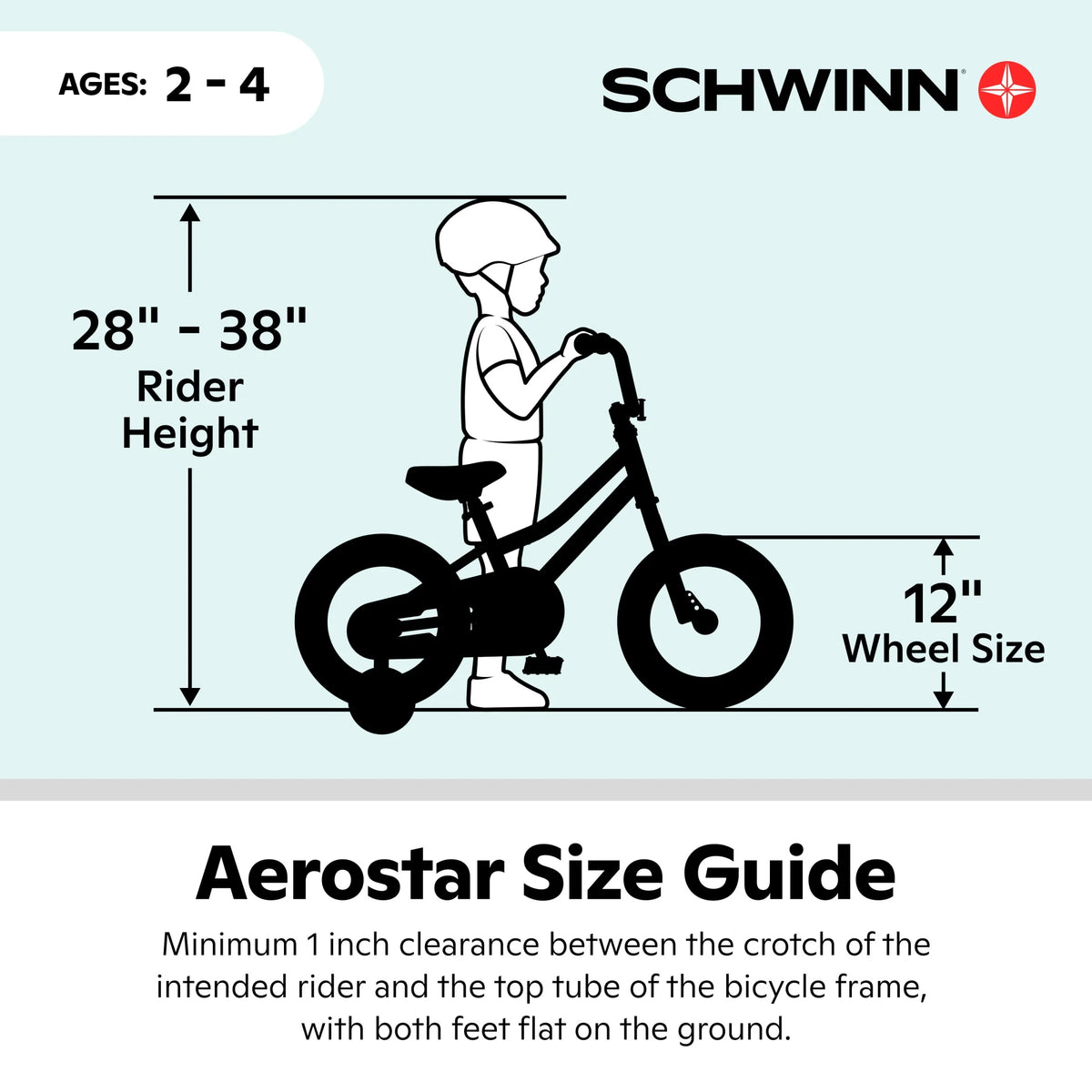 Schwinn Aerostar 12-in. Children's Bike, Ages 2-4 Years, Yellow